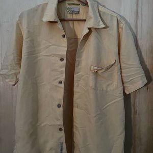 MUSTARD/YELLOW COLOR CUBAN SHIRT
